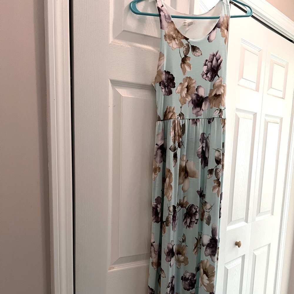 Pink blush maternity dress
